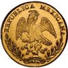 Image 2 : MEXICO, Mexico City, gold 8 escudos, 1867 CH, NGC MS 63.