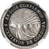 Image 2 : NICARAGUA, struck in London, copper-nickel proof 5 centavos, 1962, incuse B.C.N. on edge, NGC PF 66 