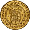 Image 2 : PERU, Lima, gold bust 8 escudos, Charles IV transitional (bust of Charles III, ordinal IV), 1790 IJ,