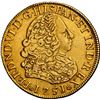 Image 1 : PERU, Lima, gold bust 4 escudos, Ferdinand VI, 1751 J, first bust, NGC AU details / cleaned, finest 