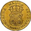 Image 2 : PERU, Lima, gold bust 4 escudos, Ferdinand VI, 1759 JM, second bust, NGC AU details / removed from j