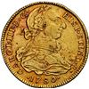 Image 1 : PERU, Lima, gold bust 4 escudos, Charles III, 1780 MI, rare, NGC AU 53, finest and only example in N