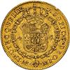 Image 2 : PERU, Lima, gold bust 4 escudos, Charles III, 1784 MI, rare, NGC AU 55, finest and only example in N