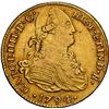 Image 1 : PERU, Lima, gold bust 4 escudos, Charles IV, 1794 IJ, rare, NGC XF 45, finest known in NGC census, e