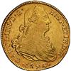 Image 1 : PERU, Lima, gold bust 4 escudos, Charles IV, 1796 IJ, NGC AU 50, finest and only example in NGC cens