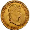 Image 1 : PERU, Lima, gold bust 4 escudos, Ferdinand VII, 1819 JP, NGC XF details / obv cleaned, ex-Almenara.