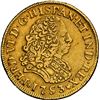 Image 1 : PERU, Lima, gold bust 2 escudos, Ferdinand VI, 1753 J, first bust, very rare, NGC XF details / rev s