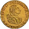 Image 1 : PERU, Lima, gold bust 2 escudos, Charles III, 1762/1 JM, first bust, very rare, NGC AU details / cle