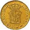 Image 2 : PERU, Lima, gold bust 2 escudos, Charles III, 1763 JM, second bust ("rat nose"), very rare, NGC AU d