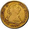 Image 1 : PERU, Lima, gold bust 2 escudos, Charles III, 1777 MJ, rare, NGC VF details / cleaned, finest and on
