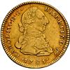 Image 1 : PERU, Lima, gold bust 2 escudos, Charles III, 1781 MI, rare, NGC XF details / cleaned, finest and on