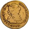 Image 1 : PERU, Lima, gold bust 2 escudos, Charles IV transitional (bust of Charles III, ordinal IV), 1791 IJ,