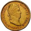 Image 1 : PERU, Lima, gold bust 2 escudos, Ferdinand VII, 1815 JP, large bust, rare, NGC XF 45, finest and onl