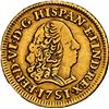 Image 1 : PERU, Lima, gold bust 1 escudo, Ferdinand VI, 1751 J, first bust, very rare, NGC VF 35, "top pop," e