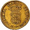 Image 2 : PERU, Lima, gold bust 1 escudo, Ferdinand VI, 1760 JM, second bust, extremely rare, NGC XF 45, fines