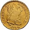 Image 1 : PERU, Lima, gold bust 1 escudo, Charles III, 1764 JM, second bust ("rat nose"), very rare, NGC VF de
