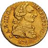 Image 1 : PERU, Lima, gold bust 1 escudo, Charles III, 1768 JM, third bust, very rare, NGC AU 53, finest known