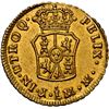 Image 2 : PERU, Lima, gold bust 1 escudo, Charles III, 1770 JM, third bust, very rare, NGC MS 62, finest known