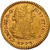 Image 1 : PERU, Lima, gold bust 1 escudo, Charles III, 1773 MJ, NGC UNC details / cleaned, ex-Almenara.