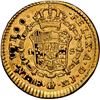 Image 2 : PERU, Lima, gold bust 1 escudo, Charles III, 1774 MJ, NGC AU details / obv scratched, finest and onl