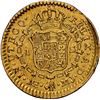 Image 2 : PERU, Lima, gold bust 1 escudo, Charles III, 1775 MJ, NGC AU details / harshly cleaned, finest and o