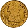 Image 1 : PERU, Lima, gold bust 1 escudo, Charles III, 1776 MJ, NGC XF details / edge damage, finest and only 