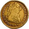 Image 1 : PERU, Lima, gold bust 1 escudo, Charles III, 1777 MJ, NGC AU 53, finest known in NGC census, ex-Alme