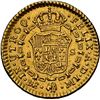 Image 2 : PERU, Lima, gold bust 1 escudo, Charles III, 1780 MI, NGC AU details / removed from jewelry, ex-Alme