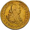 Image 1 : PERU, Lima, gold bust 1 escudo, Charles IV, 1794 IJ, NGC AU 50, ex-Almenara.