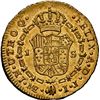 Image 2 : PERU, Lima, gold bust 1 escudo, Charles IV, 1796 IJ, NGC UNC details / rev spot removed, finest and 