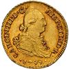 Image 1 : PERU, Lima, gold bust 1 escudo, Charles IV, 1799 IJ, NGC AU 58, finest known in NGC census, ex-Almen