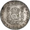 Image 1 : PERU, Lima, pillar 8 reales, Ferdinand VI, 1756 JM, ex-Brameld.