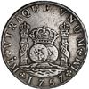 Image 1 : PERU, Lima, pillar 8 reales, Ferdinand VI, 1757 JM, ex-Brameld.