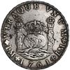Image 1 : PERU, Lima, pillar 8 reales, Charles III, 1761 JM, ex-Brameld.