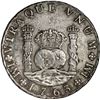Image 1 : PERU, Lima, pillar 8 reales, Charles III, 1763 JM, ex-Brameld.
