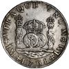 Image 1 : PERU, Lima, pillar 8 reales, Charles III, 1768 JM, no dot over right mintmark, ex-Brameld.