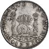 Image 1 : PERU, Lima, pillar 8 reales, Charles III, 1771 JM, no dot over right mintmark, ex-Brameld.