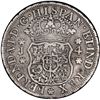 Image 2 : PERU, Lima, pillar 4 reales, Ferdinand VI, 1753/2 J, very rare, PCGS VF35, ex-O'Brien, ex-Pat Johnso