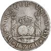 Image 1 : PERU, Lima, pillar 4 reales, Charles III, 1761 JM, rare, ex-O'Brien.