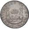 Image 1 : PERU, Lima, pillar 4 reales, Charles III, 1764 JM, very rare, PCGS XF details / chop mark, ex-O'Brie