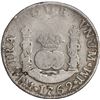 Image 1 : PERU, Lima, pillar 2 reales, Charles III, 1762 JM, dotted mintmark, extremely rare, ex-O'Brien.