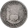 Image 1 : PERU, Lima, pillar 2 reales, Charles III, 1763 JM, mintmark without MA ligature, very rare, ex-O'Bri