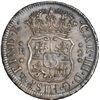 Image 2 : PERU, Lima, pillar 2 reales, Charles III, 1770 JM, ex-O'Brien.