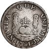 Image 1 : PERU, Lima, pillar 1 real, Charles III, 1761 JM, dotted mintmark, extremely rare, ex-O'Brien.