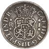 Image 2 : PERU, Lima, pillar 1 real, Charles III, 1761 JM, dotted mintmark, extremely rare, ex-O'Brien.