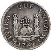 Image 1 : PERU, Lima, pillar 1 real, Charles III, 1767 JM, mintmark not dotted, very rare, ex-O'Brien.