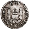 Image 1 : PERU, Lima, pillar 1 real, Charles III, 1769 JM, mintmark not dotted, very rare, ex-O'Brien.