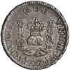 Image 1 : PERU, Lima, pillar ½ real, Ferdinand VI, 1757 JM, ex-O'Brien.