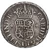 Image 2 : PERU, Lima, pillar ½ real, Charles III, 1761/0 JM, very rare, ex-O'Brien.