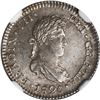 Image 1 : PERU, Lima, bust ½ real, Ferdinand VII, 1820 JP, NGC MS 63, "top pop."